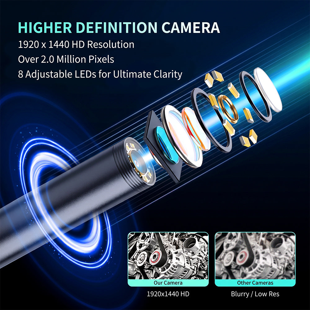 🎁Last Day Promotion 50% OFF🔥16.4ft HD Endoscope Camera for iPhone & Android