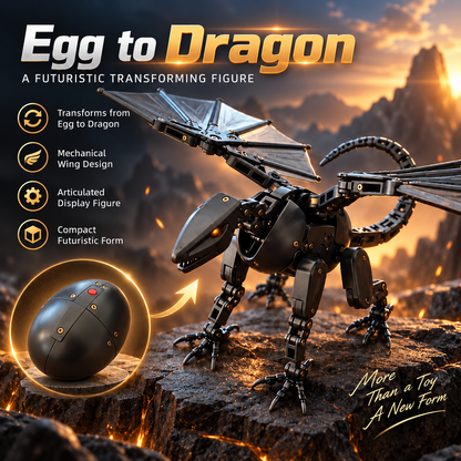 1-🔥🥚🐉 DragonMorph – Egg to Dragon Transforming Mechanical Toy