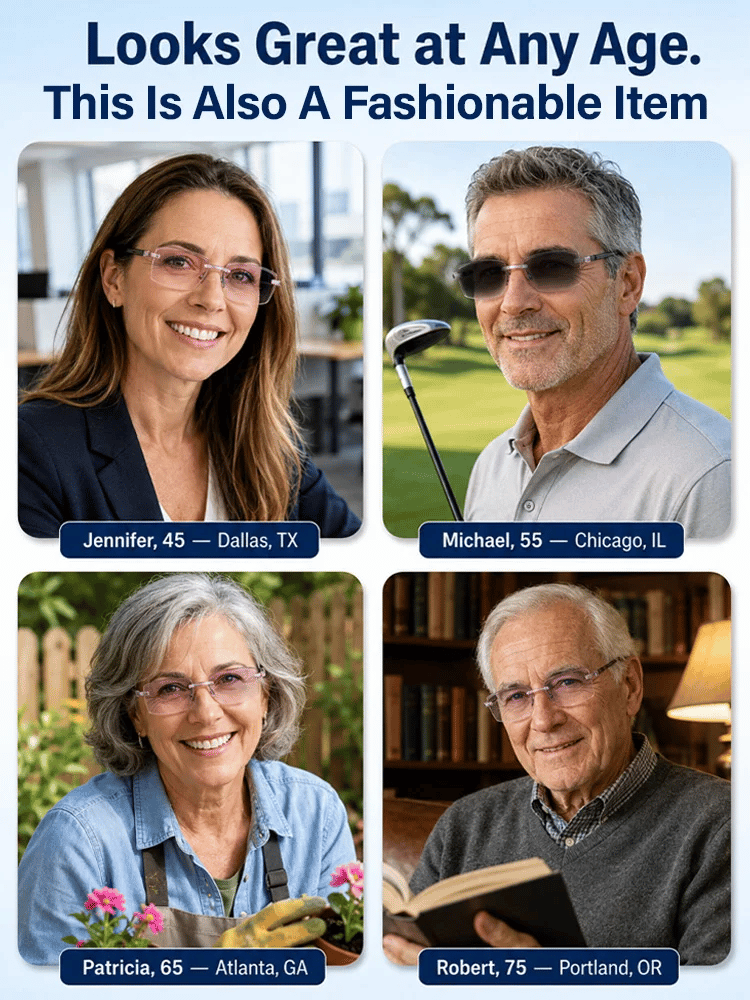 🔥Smart Zoom Diamond-Cut Reading Glasses