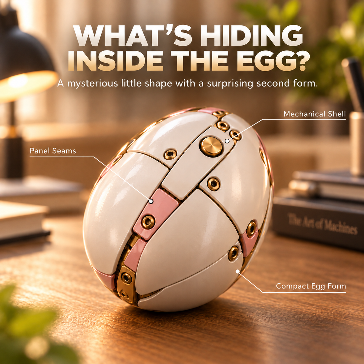 1-🦄 2-in-1 Transforming Mechanical Unicorn Egg – Winged Fantasy Figure!!!